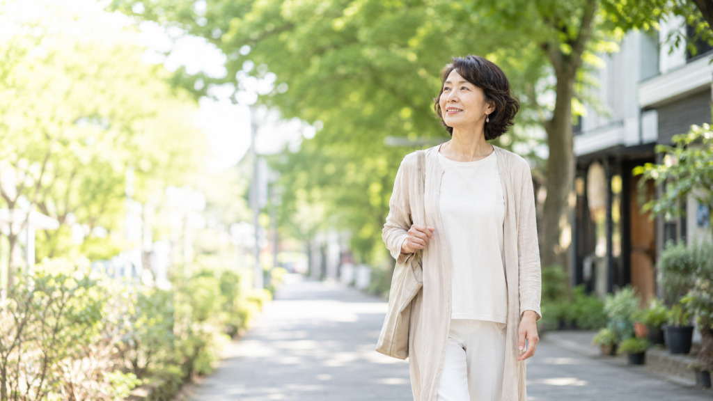 これからの人生を自分らしく楽しむ女性